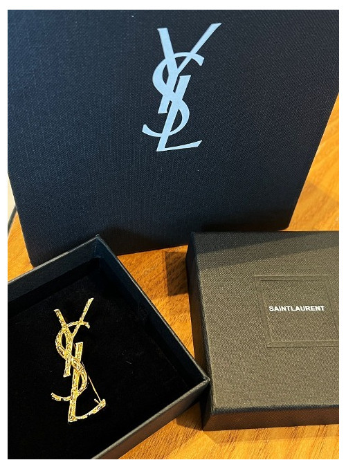 입생로랑 오피움 YSL 브로치