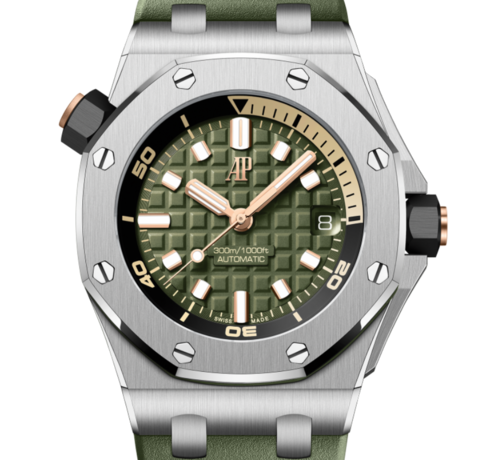 [正品버전] 오데마피게 로얄오크 오프쇼어 다이버 15720ST.OO.A052CA.01 [그린판] [42mm]