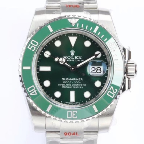 [Premium] 로렉스 서브마리너 데이트 [헐크,그린] [3135무브먼트] [40mm]