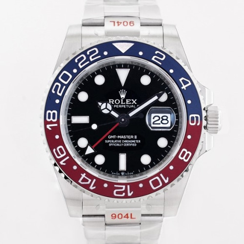 [Premium] 로렉스 GMT-마스터 [레드,블루] [펩시] [3285무브먼트] [40mm]