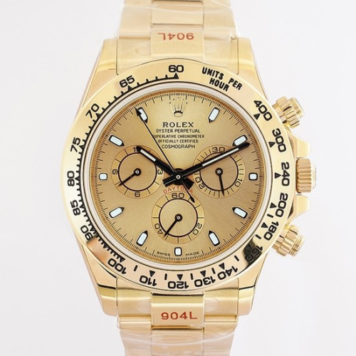 [Premium] 로렉스 데이토나 18K 옐로우골드 [7750무브먼트] [40mm]