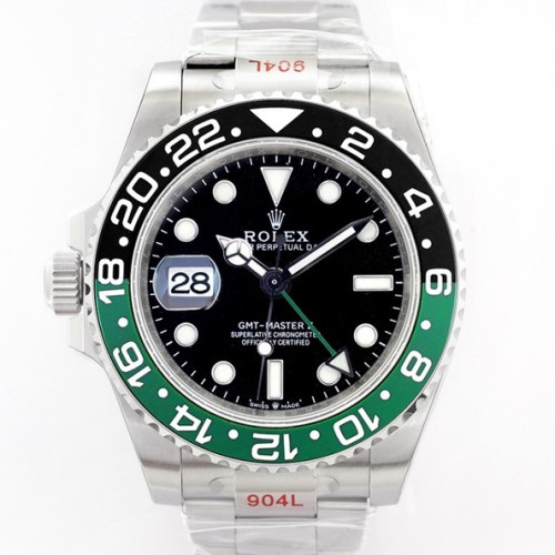 [Premium] 로렉스 GMT-마스터 [그린,블랙] [왼손용] [스프라이트] [3285무브먼트] [40mm]