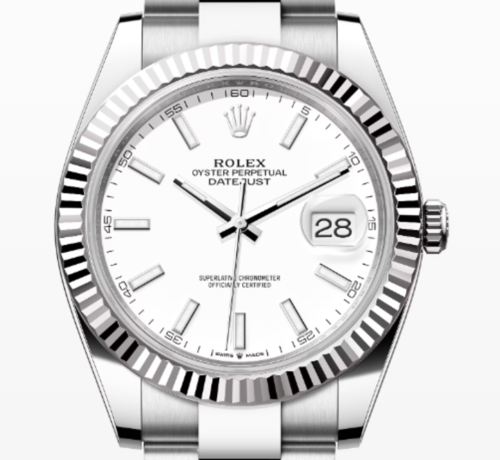 [正品버전] 로렉스 데이저스트 [오이스터] [화이트] [41mm]