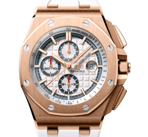 [Premium] 오데마피게 로얄오크 오프쇼어 크로노그래프 18K 로즈골드 26408OR.OO.A010CA.01 [화이트] [44mm]