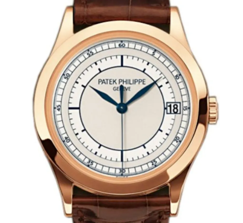 [正品버전] 파텍필립 칼라트라바 18K 로즈골드 5296R-001 [화이트] [38mm]
