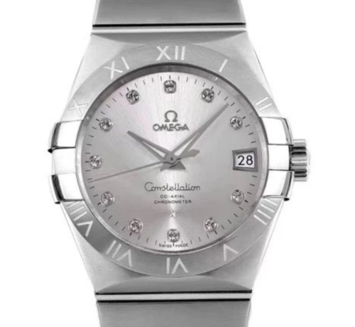 [正品버전] 오메가 컨스텔레이션 코‑액시얼 크로노미터 123.10.38.21.52.001 [38MM]