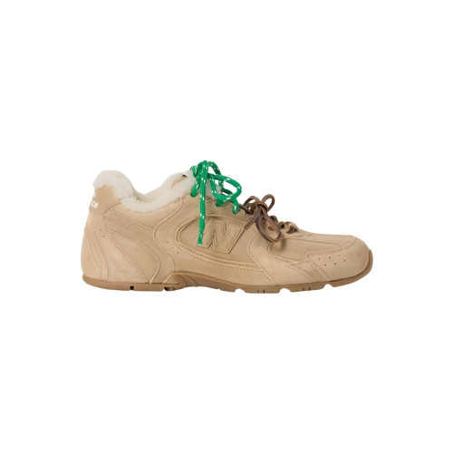 미우미우 New Balance X Miu Miu 530 SL 블리치드 가죽 스니커즈 5E165E_X0O_F0379_F_DD05