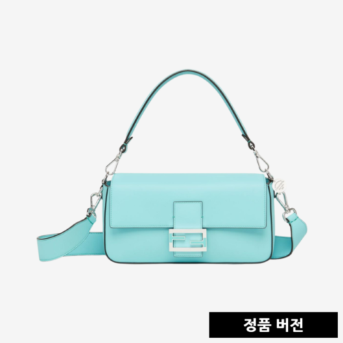 [正品버전] 펜디 티파니 앤 코 X 펜디 티파니 블루™ 레더 바게트 백 8BR600AMXEF1KIT [매장-720만원대]