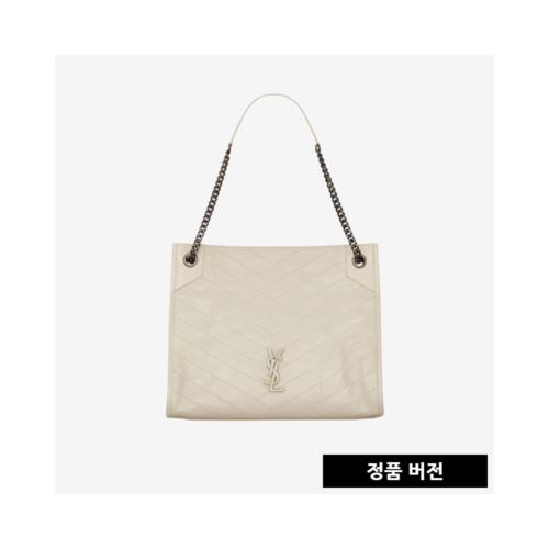[正品버전] 입생로랑 니키 라지 쇼퍼백 화이트 5779990EN049207 [매장-300만원대]
