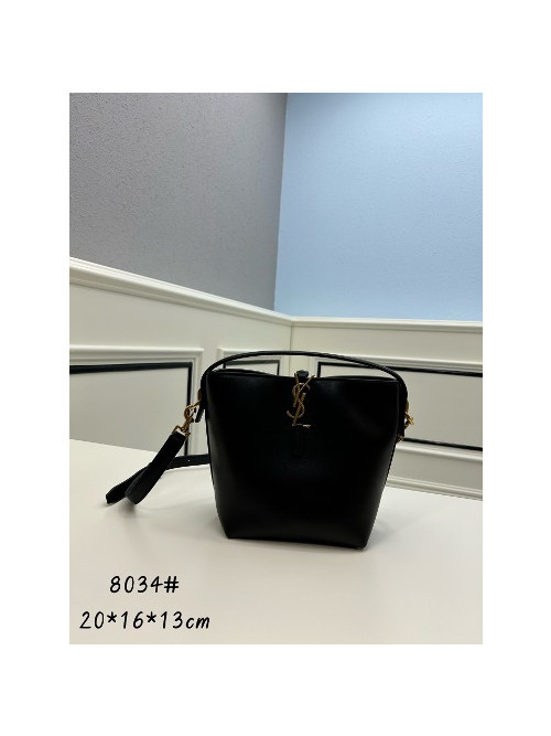 [고퀄리티] 입생로랑 LE37 핸드 버킷백 20cm [블랙]