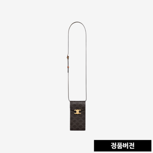 [正品버전] 셀린느 트리옹프 휴대폰 파우치 - 트리옹프 캔버스 10K682DS3.04LU [매장-130만원대]