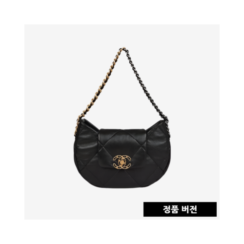 샤넬 19 플랩 호보백 블랙 AS4638 [매장-1,050만원대]