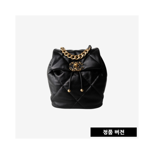 샤넬 19 백팩 샤넬 램스킨 & 골드 메탈 블랙 AS4223 [매장-1,080만원대]