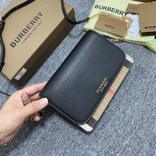 [Premium] 버버리 하우스체크 뉴햄프셔 숄더백 [블랙]