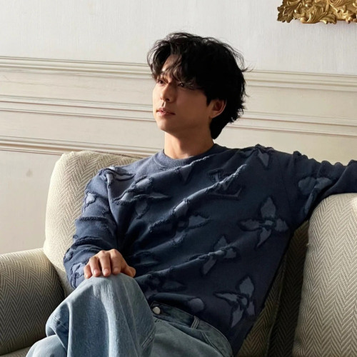 루이비통 텍스처드 코튼 크루넥 1AGJRF