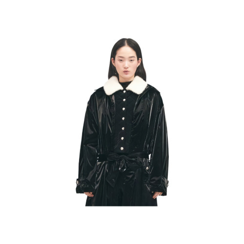샤넬 코코 네쥬 컬렉션 울&알파카 블루종 블랙 P77333-V69559-94305