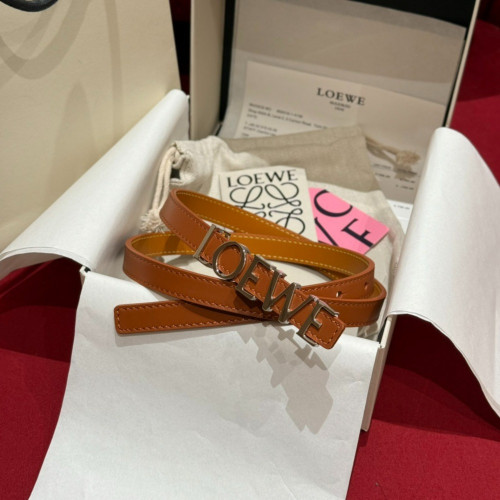 로에베 LOEWE 가죽 벨트 브라운 [2컬러] [15mm]