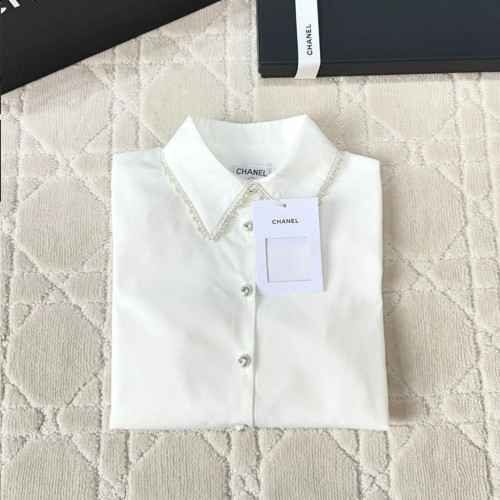 샤넬 코튼 블라우스 화이트 P78988-V70860-00100