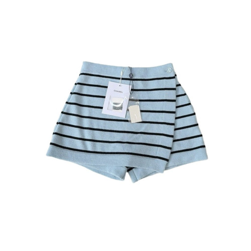 샤넬 캐시미어 퀼로트 스커트 블루 P79614-K11484-U0030