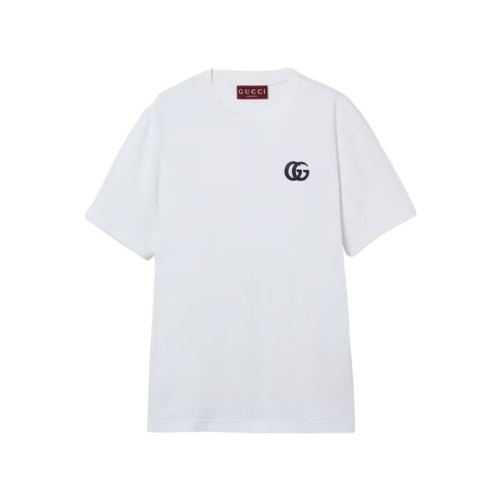 구찌 GG 코튼 저지 티셔츠 화이트 ‎796395 XJG55 9692