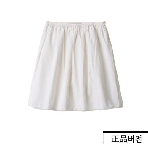 미우미우 슬러브 포플린 스커트 화이트 MG2425_163M_F0009_S_OOO