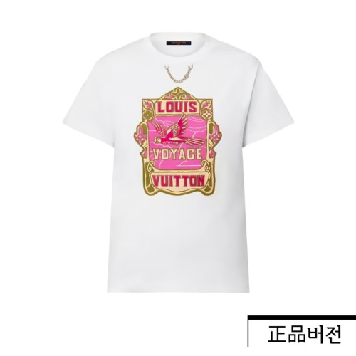 루이비통 패럿 프린트 티셔츠 1AHIT4
